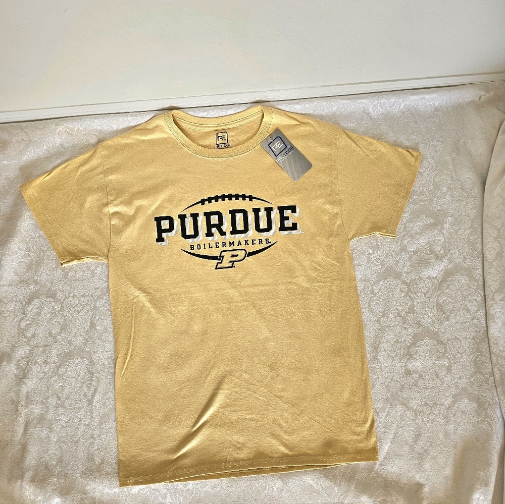 Purdue Boilermakers "Old Gold" Mens T-Shirt - Brand New!